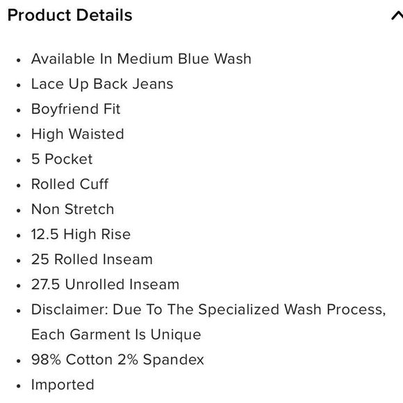 FASHION NOVA TIE EM UP BOYFRIEND JEANS MEDIUM WASH NWT SZ 14 - Picture 5 of 13